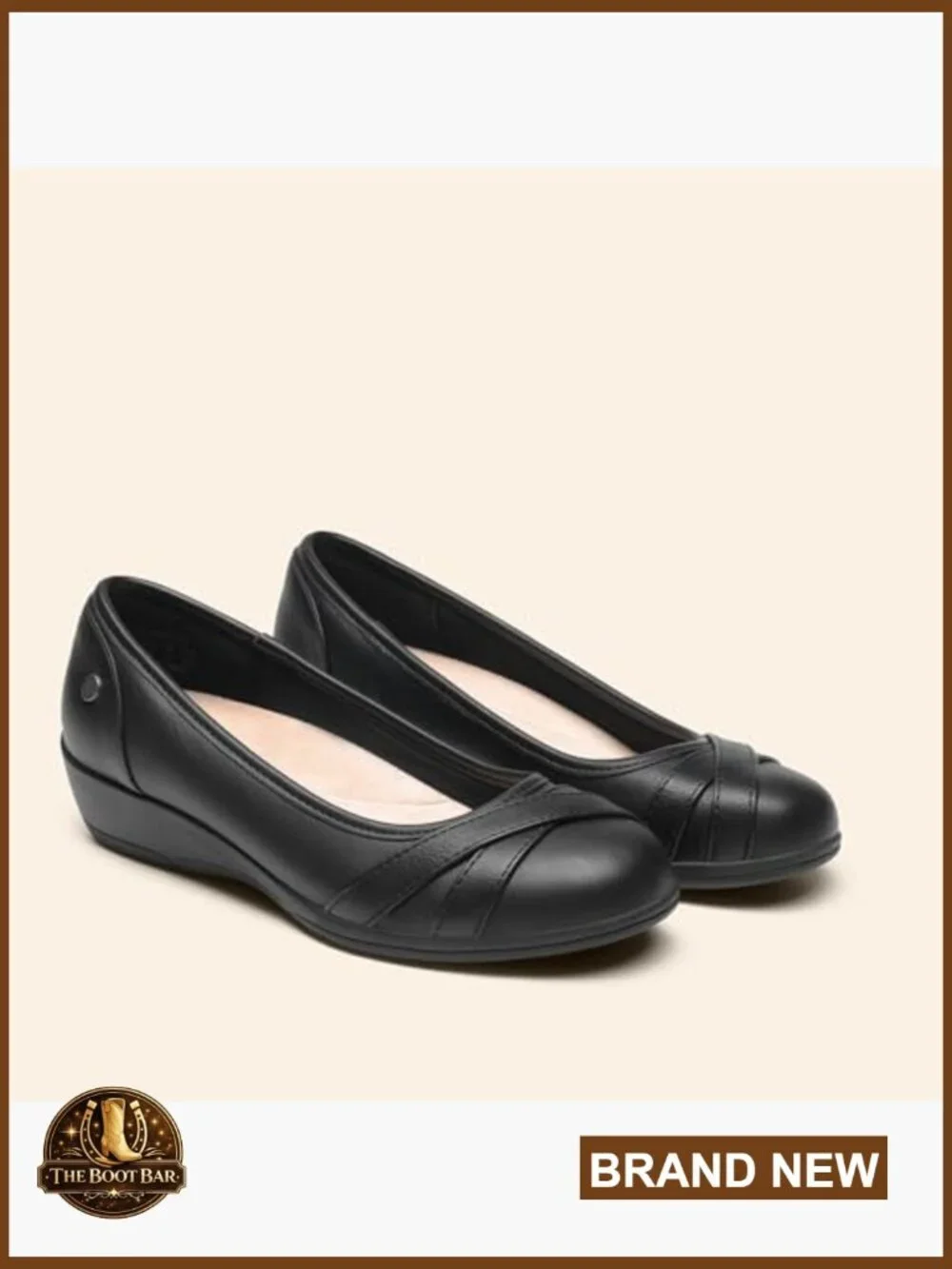 Women's Ballet Flats Comfortable Wedge Heel Office Work Dress Shoes